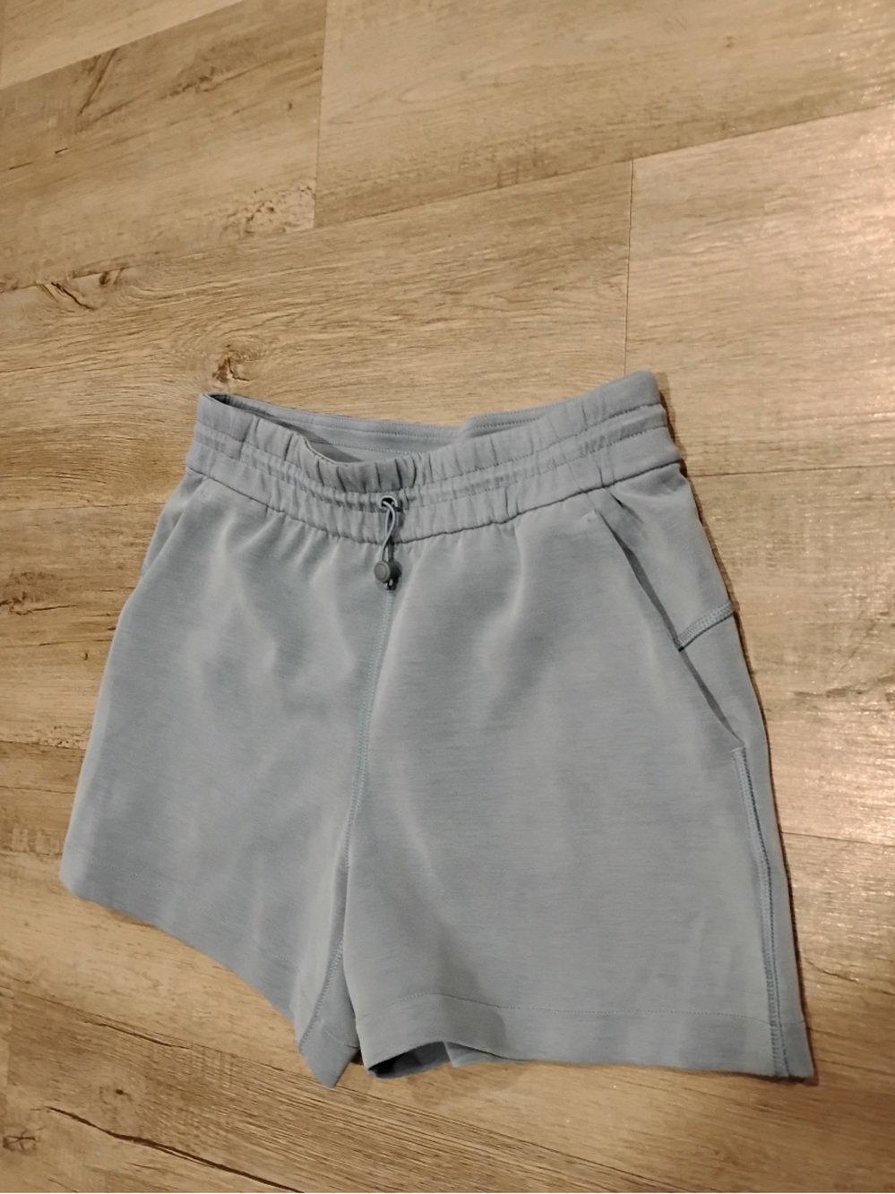 lululemon athletica Light Blue Drawstring Athletic Shorts